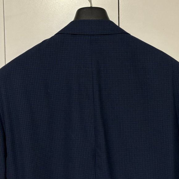 Canali Bue Checked Wool Sport Coat/ Blazer 44/46 Made in Italy - Picture 7 of 12